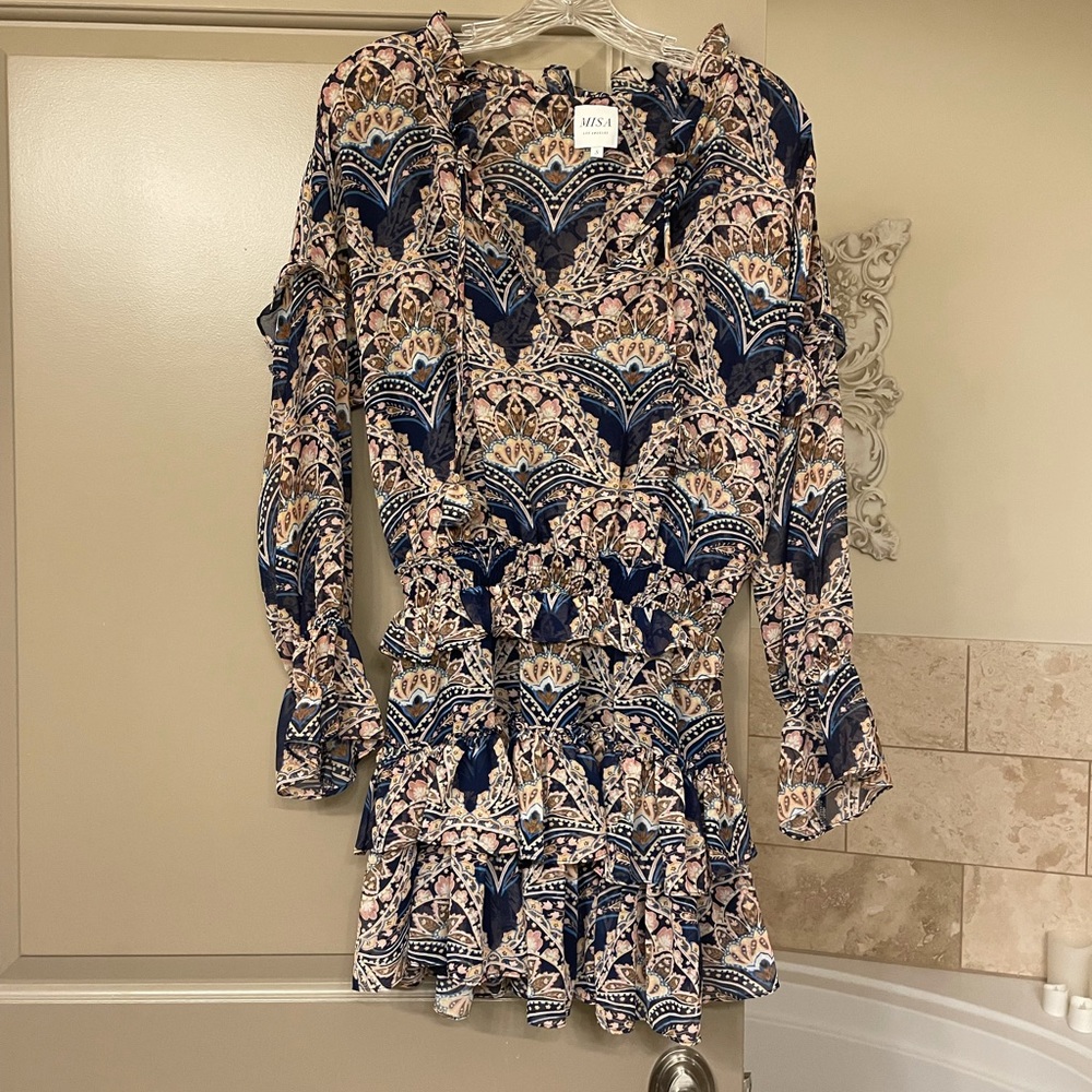 Misa ruffled dress
